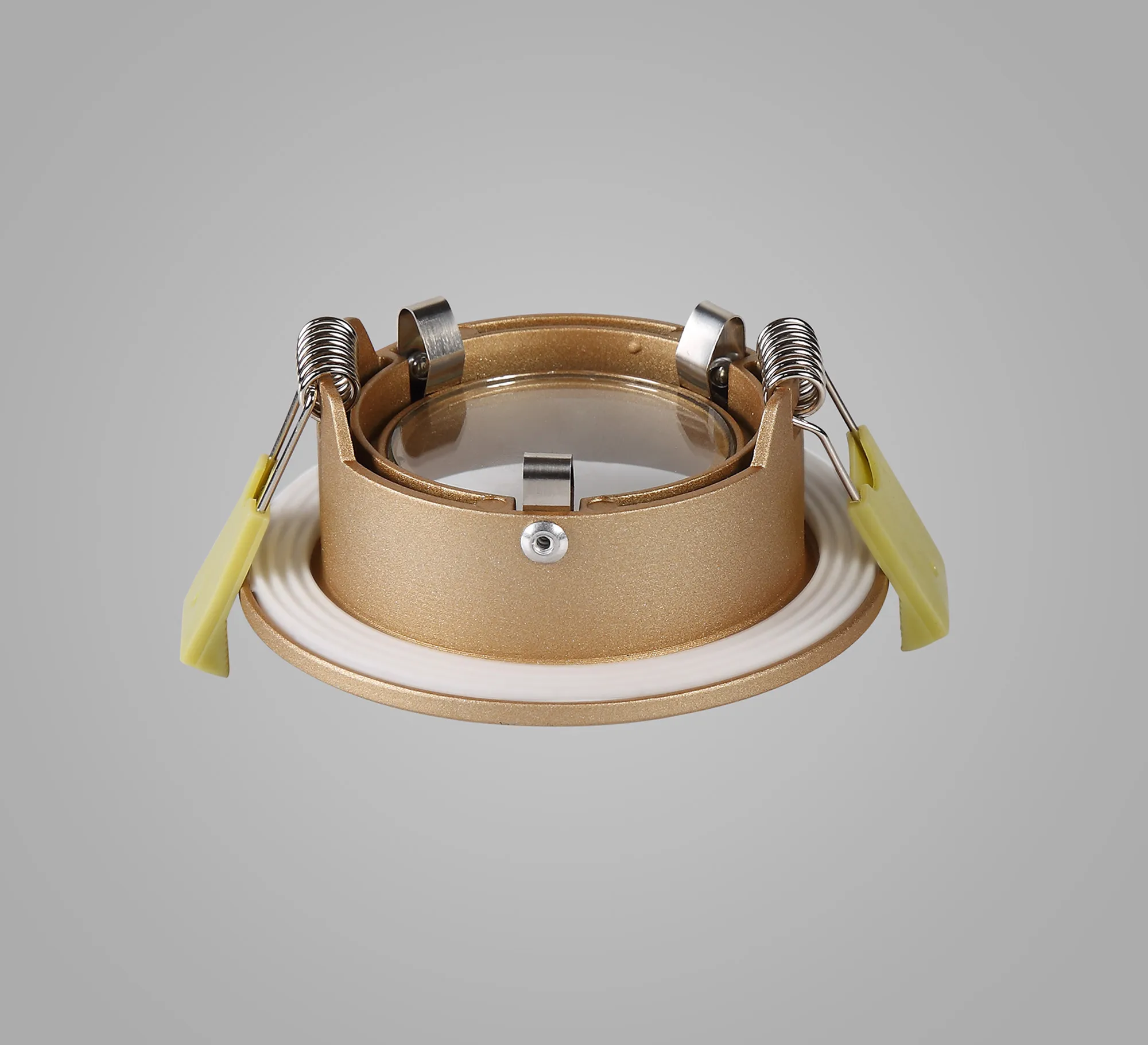 Bruve GU10 Recessed Round Champagne Gold IP65 Downlighter, Cut-Out 68mm DX200405  Dlux Bruve IP65